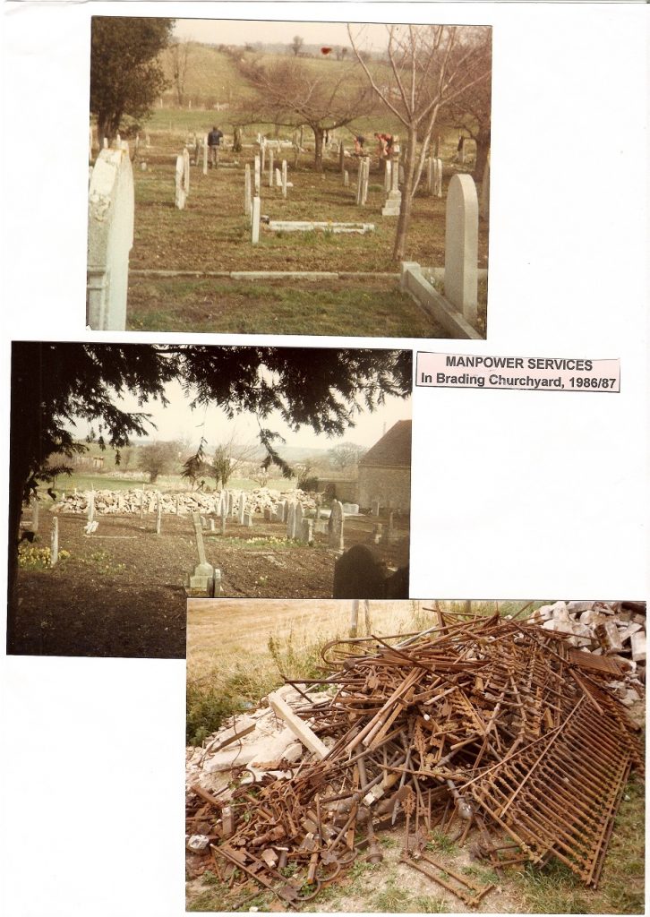 St Mary's churchyard 1986