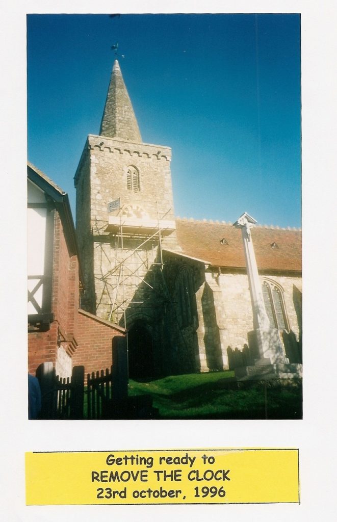 St Mary's clock 1996